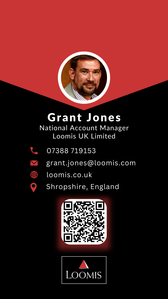 Electronic Digital Business Card with QR Code by The Admin Witch