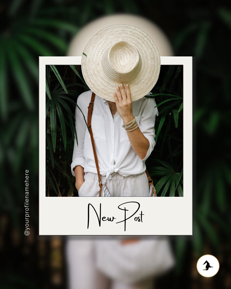 Example New Post Social Media Marketing Image for the modern woman by The Admin Witch