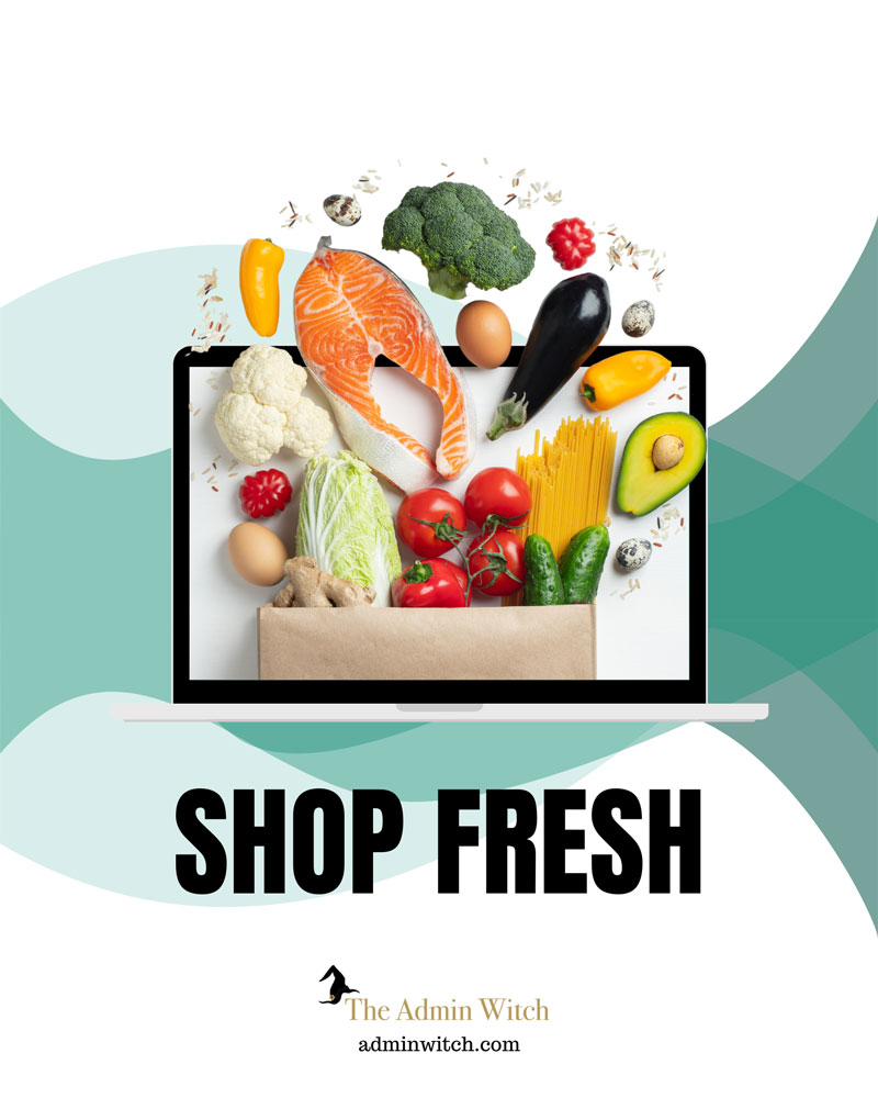 Example Social Media Marketing Image for Fresh Food by The Admin Witch